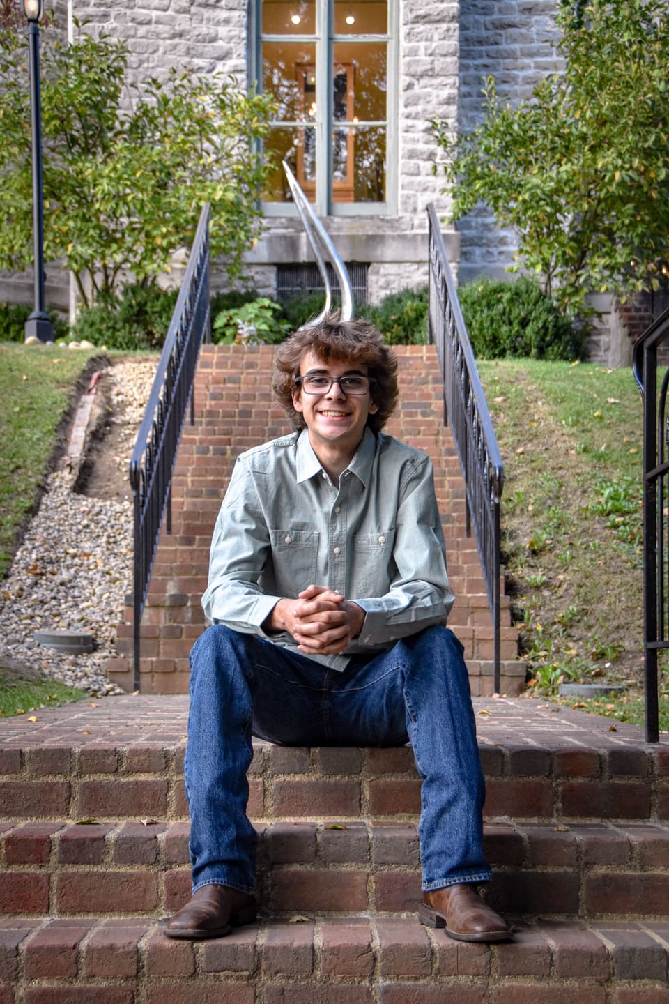 Professional senior portrait by Photos by B4